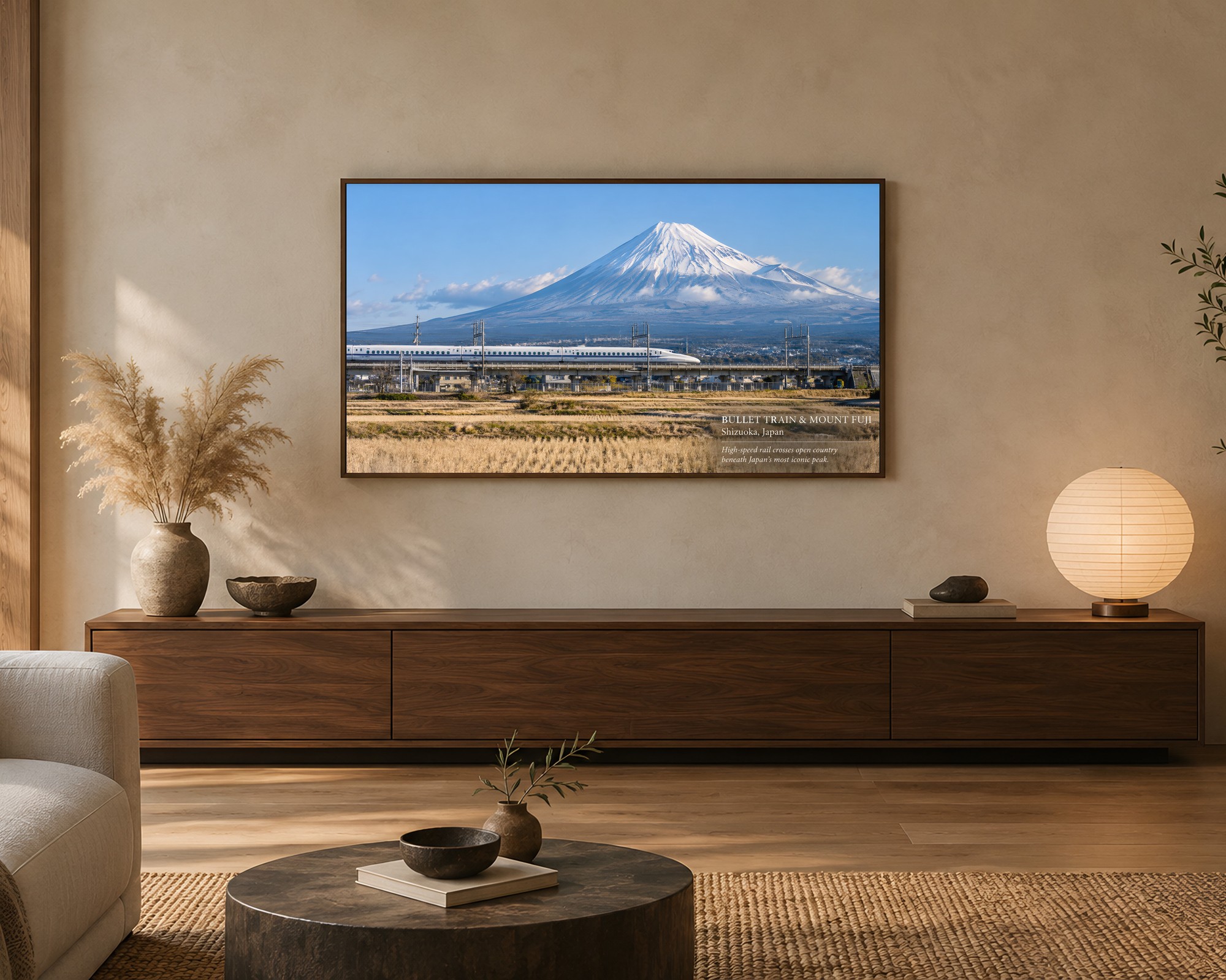01 living room bullet train mount fuji
